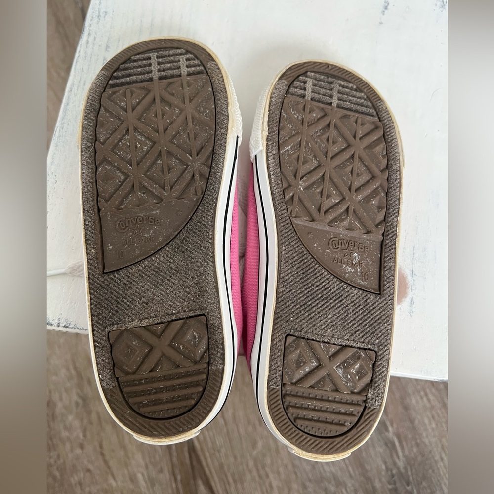 Converse Kids Pink Canvas Sneakers - Picture 4 of 6